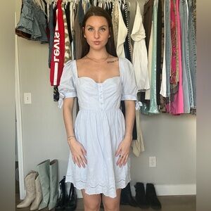 Lovers + Friends light blue mini